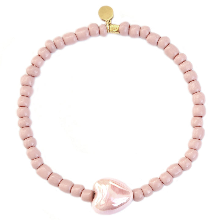 Armband Steinherz rosé