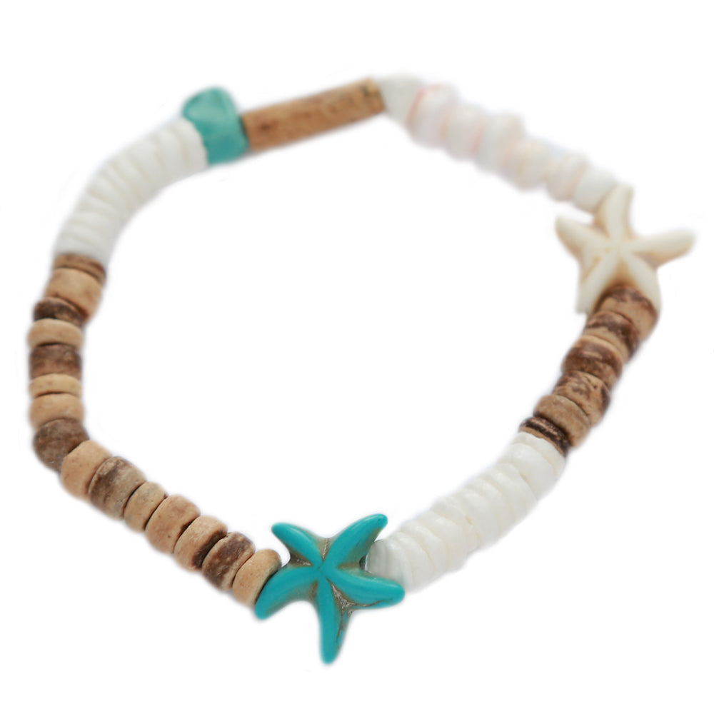 Bracelet coco starfish turquoise