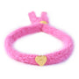 Armband flauschig altrosa