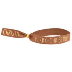 Wildleder Armband Merry Christmas