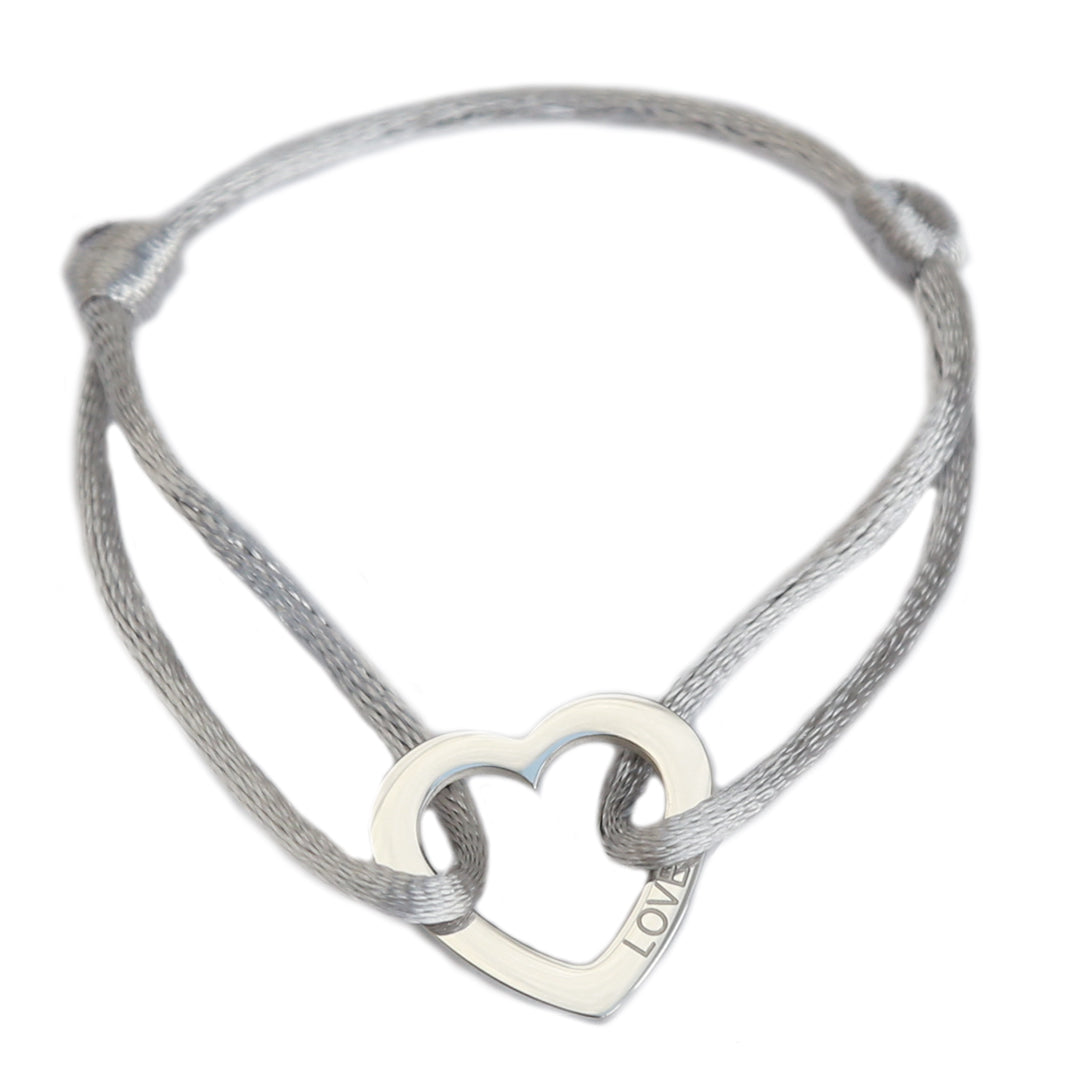 Armband sweet love zilver