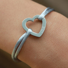 Armband sweet love zilver