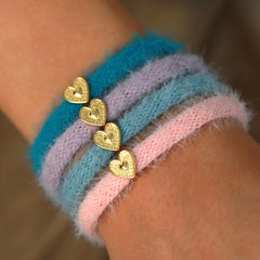 Bracelet fluffy blue