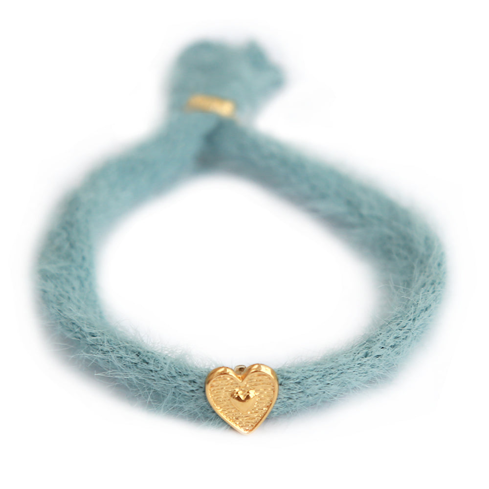 Bracelet fluffy blue