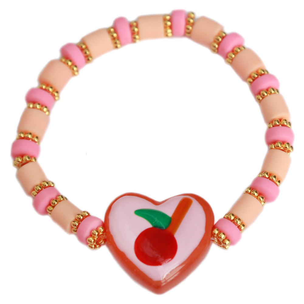 Armband rosa Kirsche