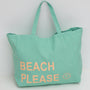 Sac de plage en toile beach please taupe