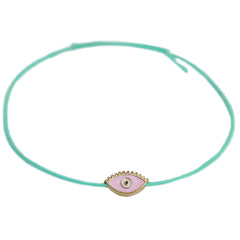 Anklet evil eye turquoise