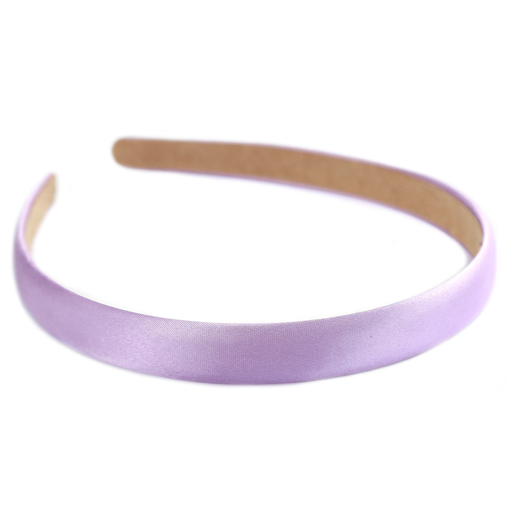 Hair band satin lilac