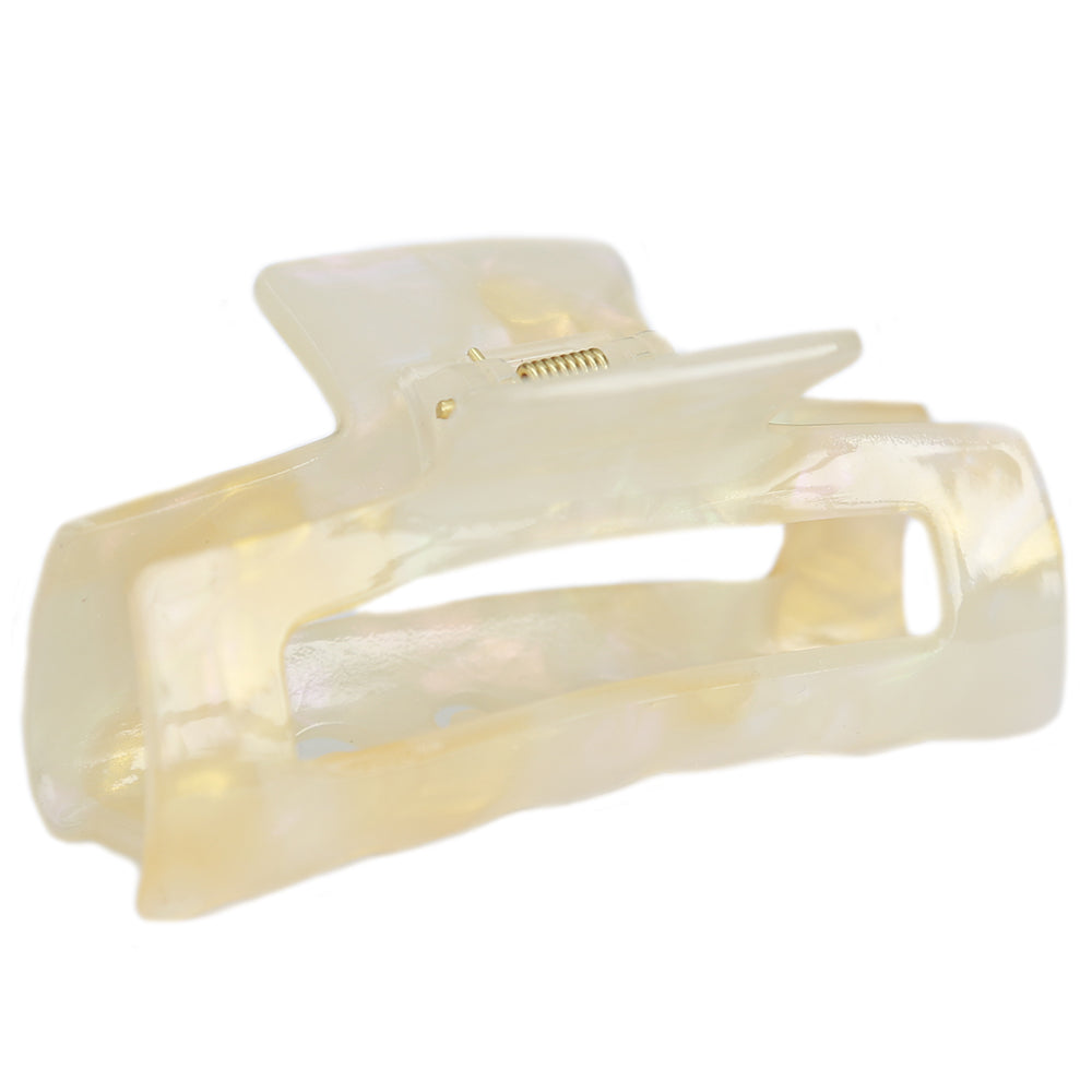 Hair clip Ibiza marble ivory