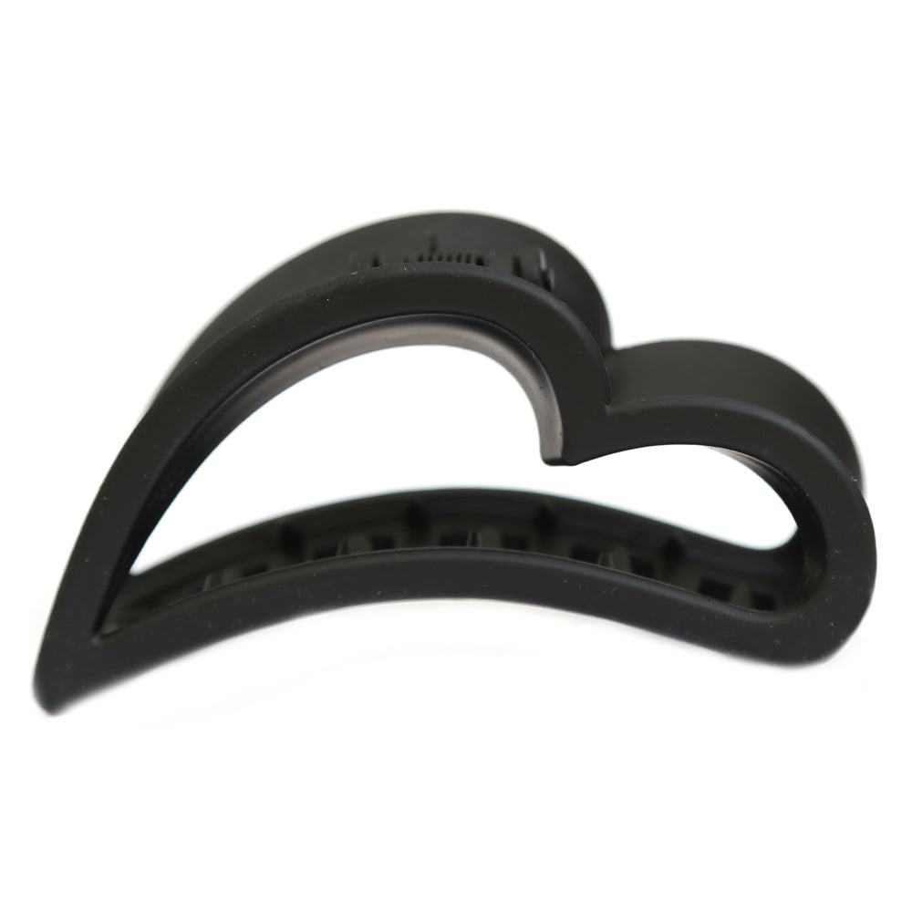 Hair clip heart black