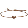 Bracelet coeur Love Ibiza curry doré