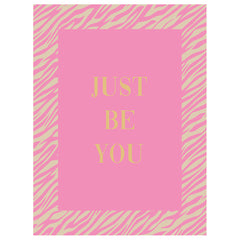 Card - Just be you roze