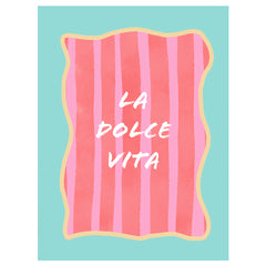 Card - La dolce vita