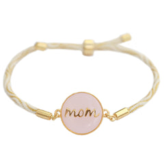 Bracelet mom white gold