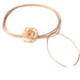 Halsband Blume schwarze Rose