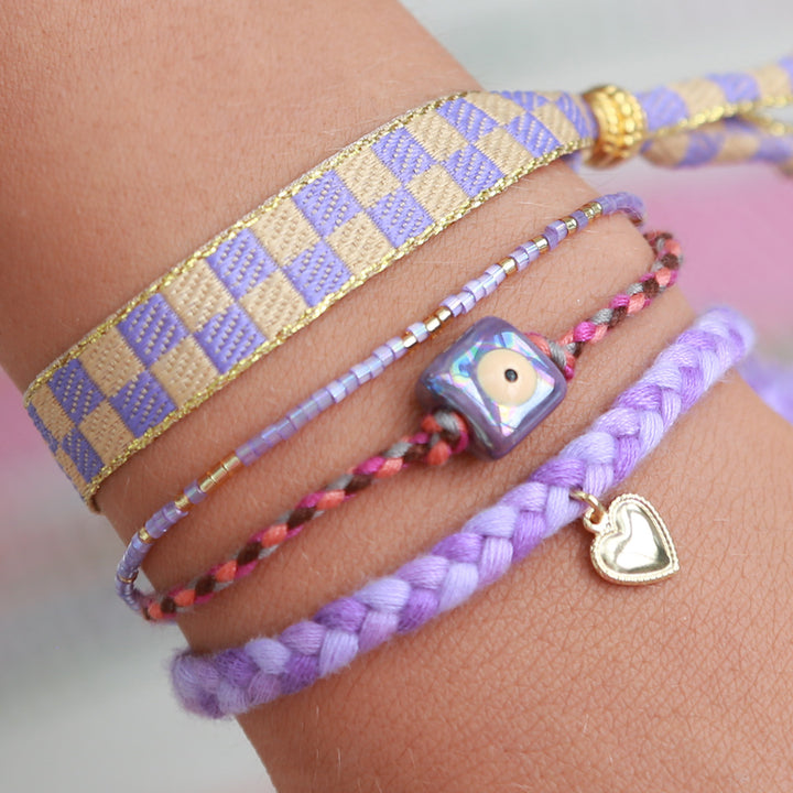 Armband Malaga lila