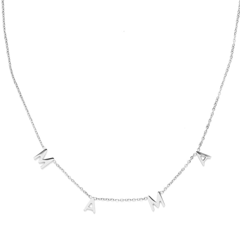 Necklace MAMA silver