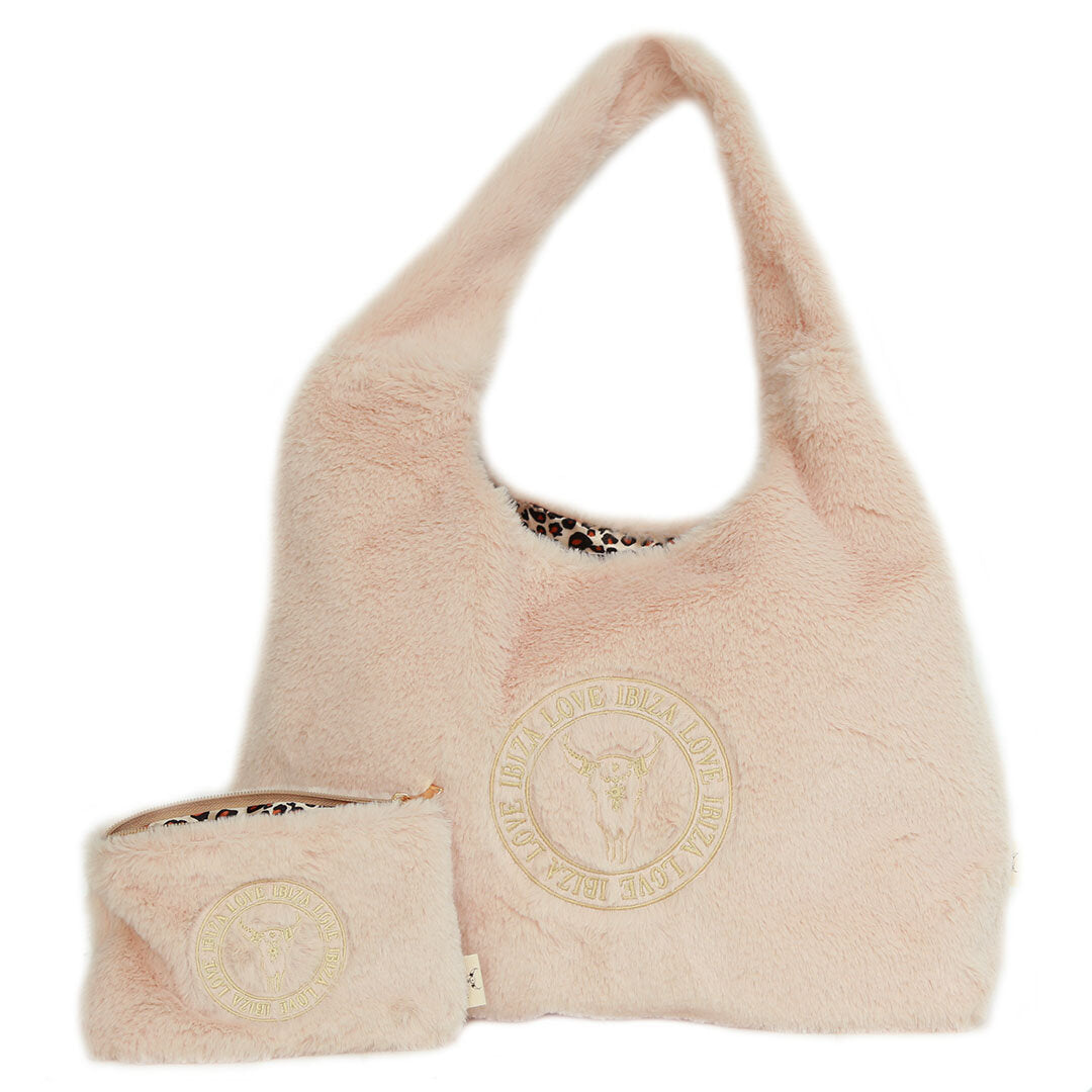 Bag it's so fluffy beige - incl. beutel