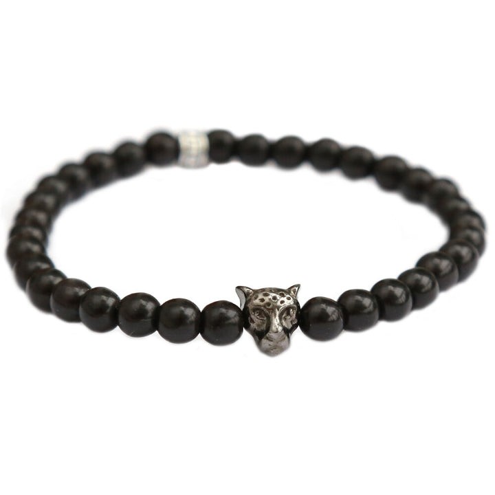 Bracelet black leo for men