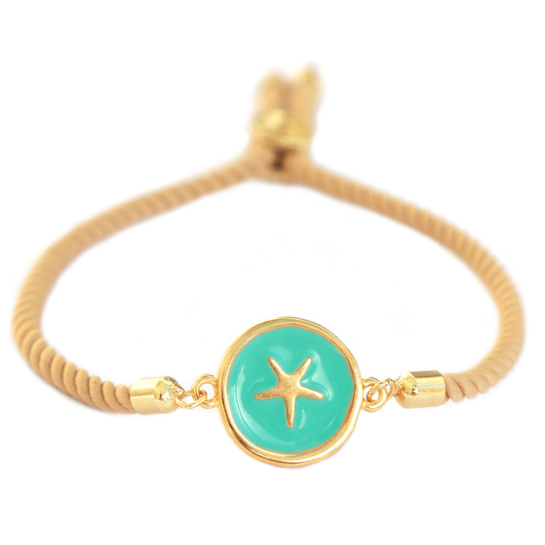 Bracelet seastar turquoise