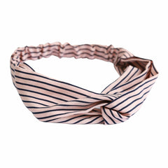 Bandeau stripe rose blue