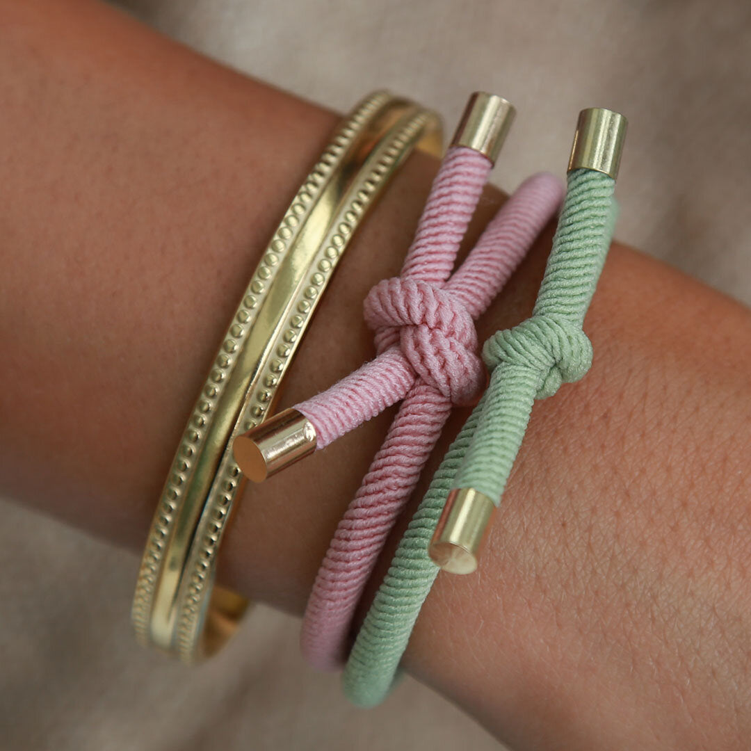 Armbänder set knots perfect pastel (set of 3 pcs.)