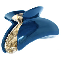 Hair claw blue gold large