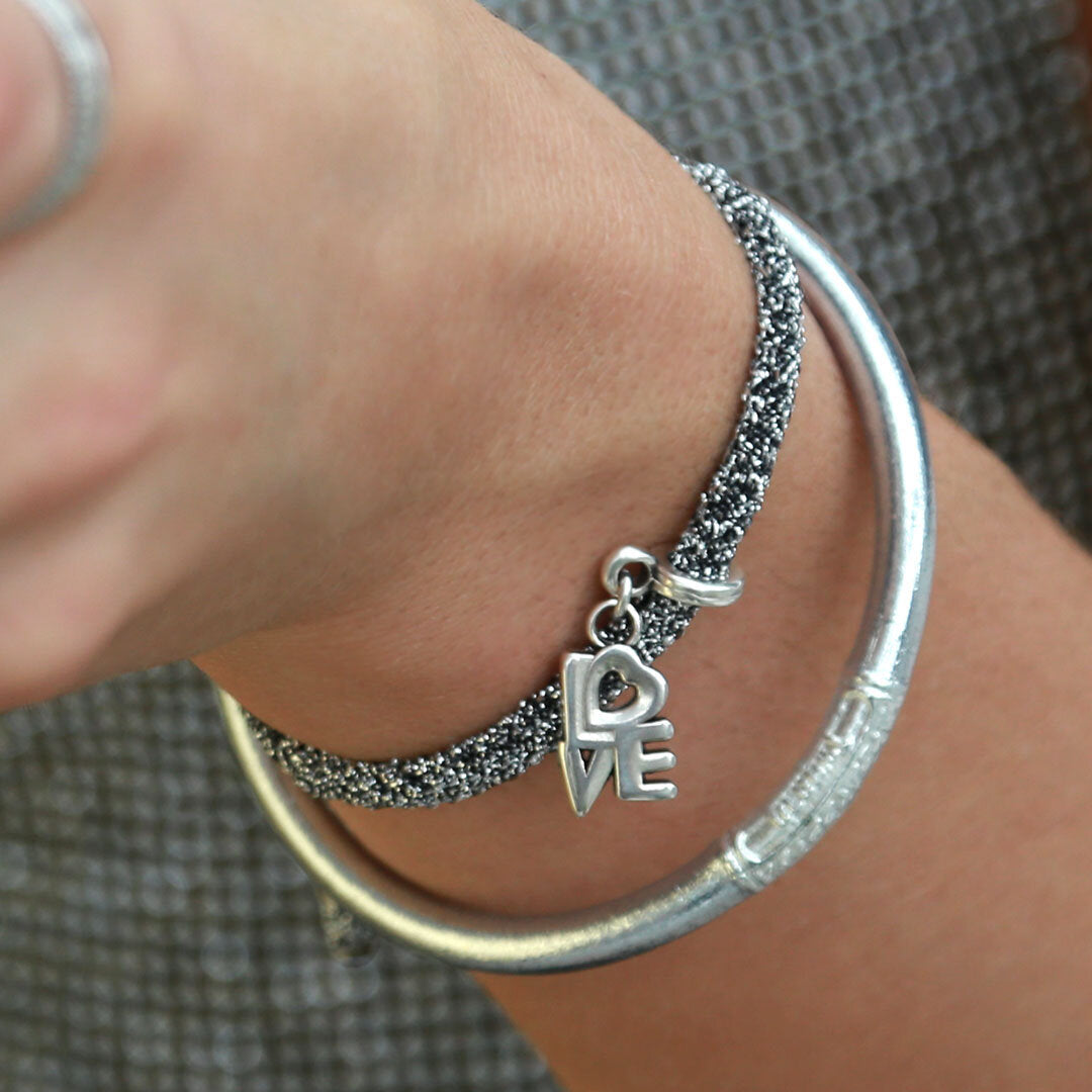 Armband party silver love