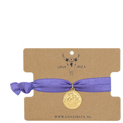 Ibiza bracelet violet coin