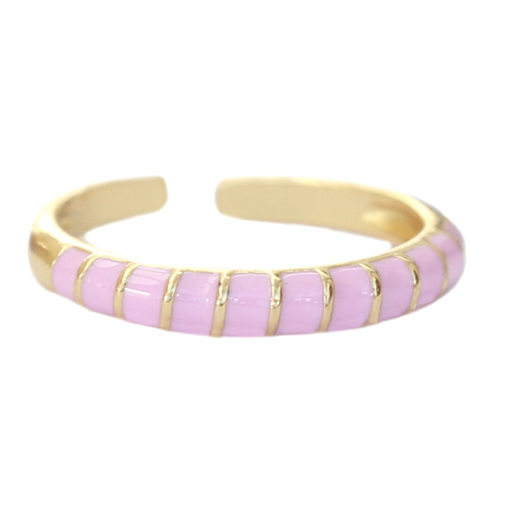 Bague pink stripe