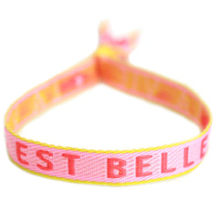 Bracelet tissé good la vie est belle