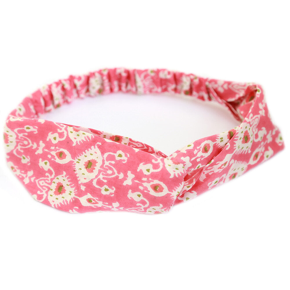 Hairband ibiza style pink