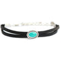 Armband estilo brown turquoise silver