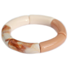 Bracelet penne caramel